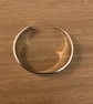 "Cascade" - Heavy Sterling Silver Cuff - 54g - Made to any size - 11mm x 3mm - Image 4