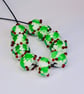 Handmade Christmas lamp work glass beads - Image 5