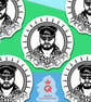 Leather Guy Sticker. Gay leather fetish