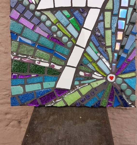Door number mosaic plaques (1 Digit)