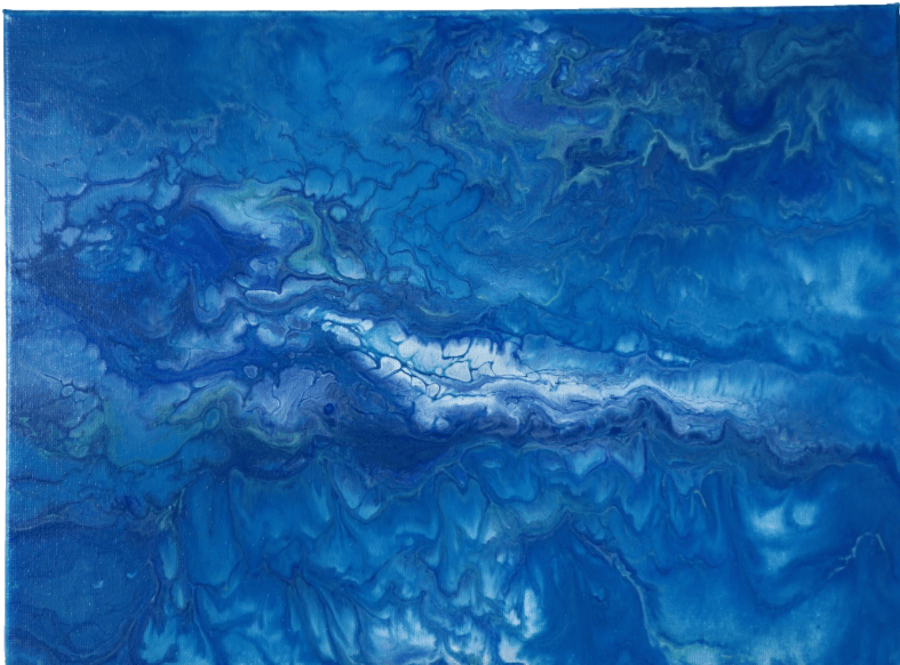 "Whispers Of The Sky" Original Handmade Abstract Acrylic Painting