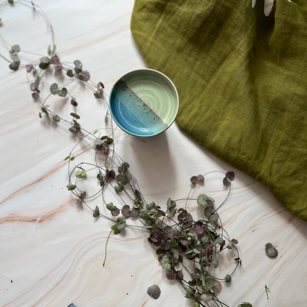 A Ceramic handmade ring jewellery dish - 85 - Summer Studio Sale 