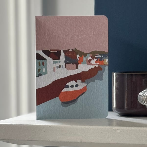 New Beginnings Card Sailing away boat moving card 