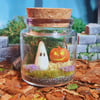 Adopt a Halloween Ghost Jackwink Handmade Glow in the Dark Jar Spirit