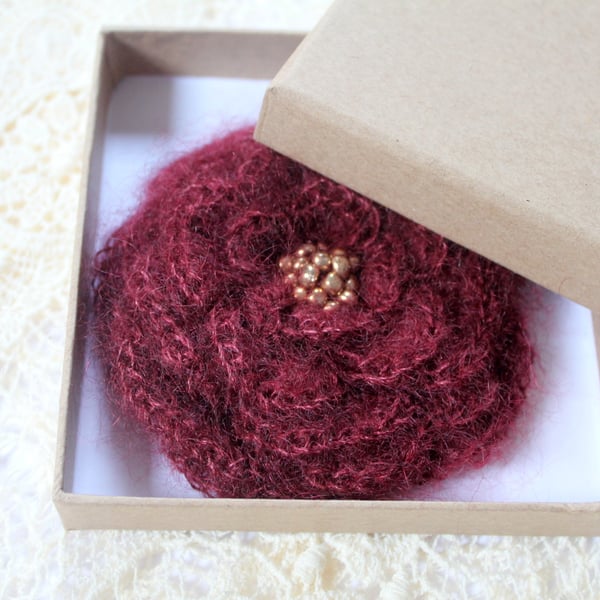 Flower brooch, corsage, gift guide for her