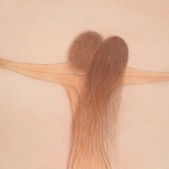 Love Card: Couple Romantic Spiritual Art Card, Wedding Anniversary, Engagement