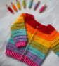Rainbow Cardigan 9-12 months