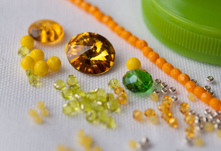 Materials Pack for Baroque Tape Measure Surround - Lemon & Lime