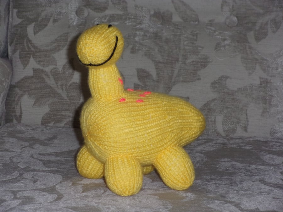 Happy Yellow Dinosaur