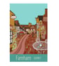 Farnham Surrey travel poster print by Susie West - Image 4