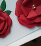 Birthday card. Handmade roses. Valentines card. Mothers day. Ref 381 - Image 2