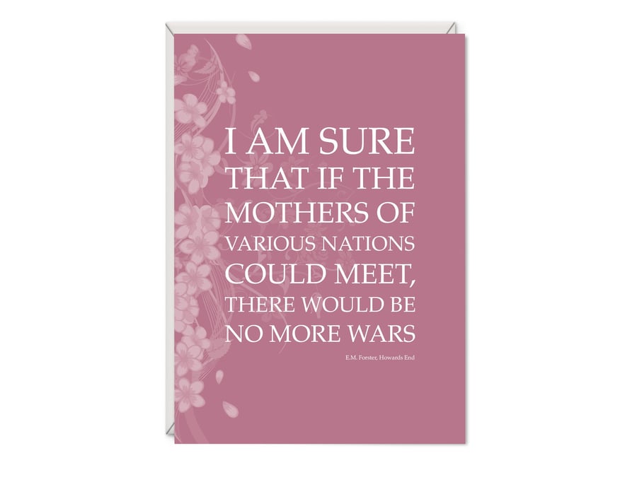 Howards End Greetings Card - E M Forster - Birthday Card for Mum