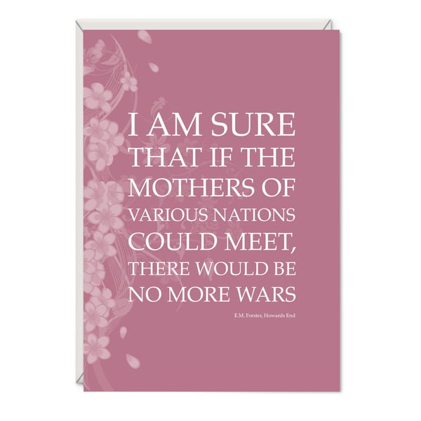 Howards End Greetings Card - E M Forster - Birthday Card for Mum