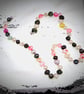 Freshwater Baroque Pearl Multi-coloured Necklace  Traditionally knotted in silk - Image 7