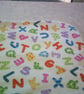 Colourful Alphabet Burp Cloth - Image 4
