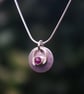  Ruby Silver Necklace - Image 2