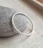 Silver stacking ring, Skinny ring, Minimalist jewellery - Image 4