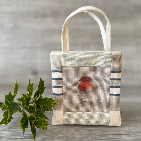 Mini Lined Robin Tote Bag 