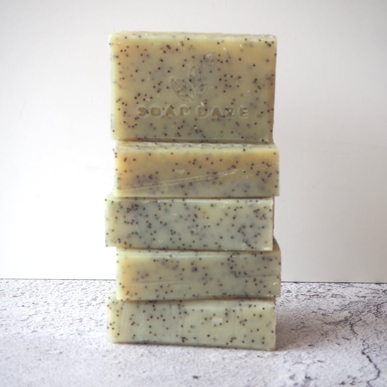 3 or 5 Ginger and Mandarin soaps bars, multibuy, vegan
