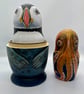 Sea and shore, grey seal and friends animal nesting dolls - Image 6