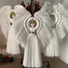 Macrame Christmas Angel Hanging Ornament