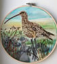 Embroidered curlew picture  - Image 1