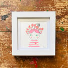 Rosa - Framed Original Mini Illustration