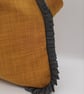 Medium reversible yellow and green knot bag.  - Image 8