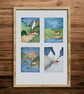 Cabin Hideaway, A3 limited edition Giclee print