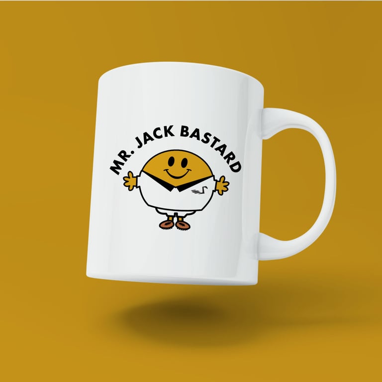 Mr Jack Bastard Mug ideal Present for the Swansea City Fanatic You Tolerate