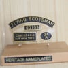 Heritage Railway Nameplates with stats