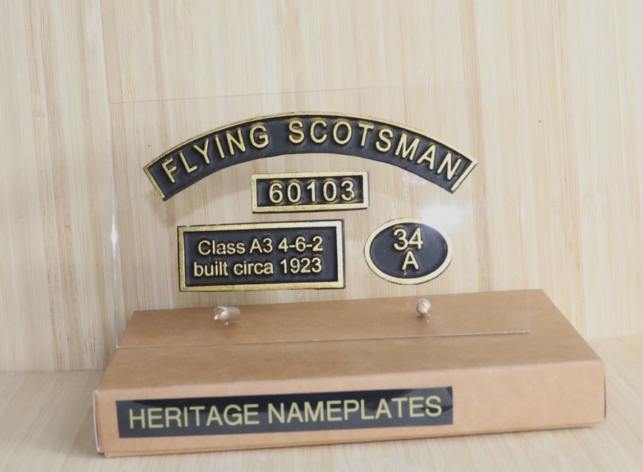 Heritage Railway Nameplates with stats