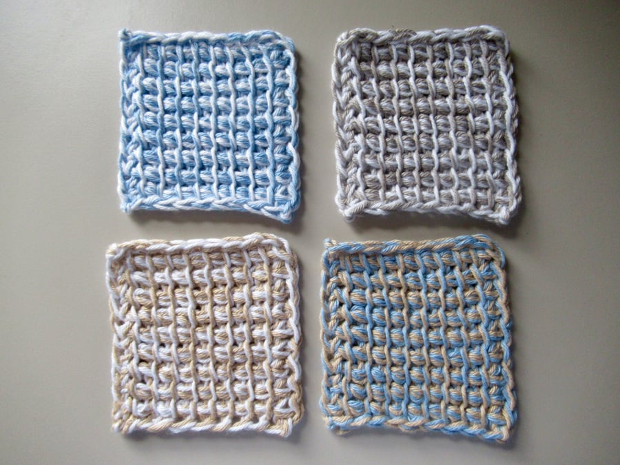 Beach Coasters - Crochet Handmade