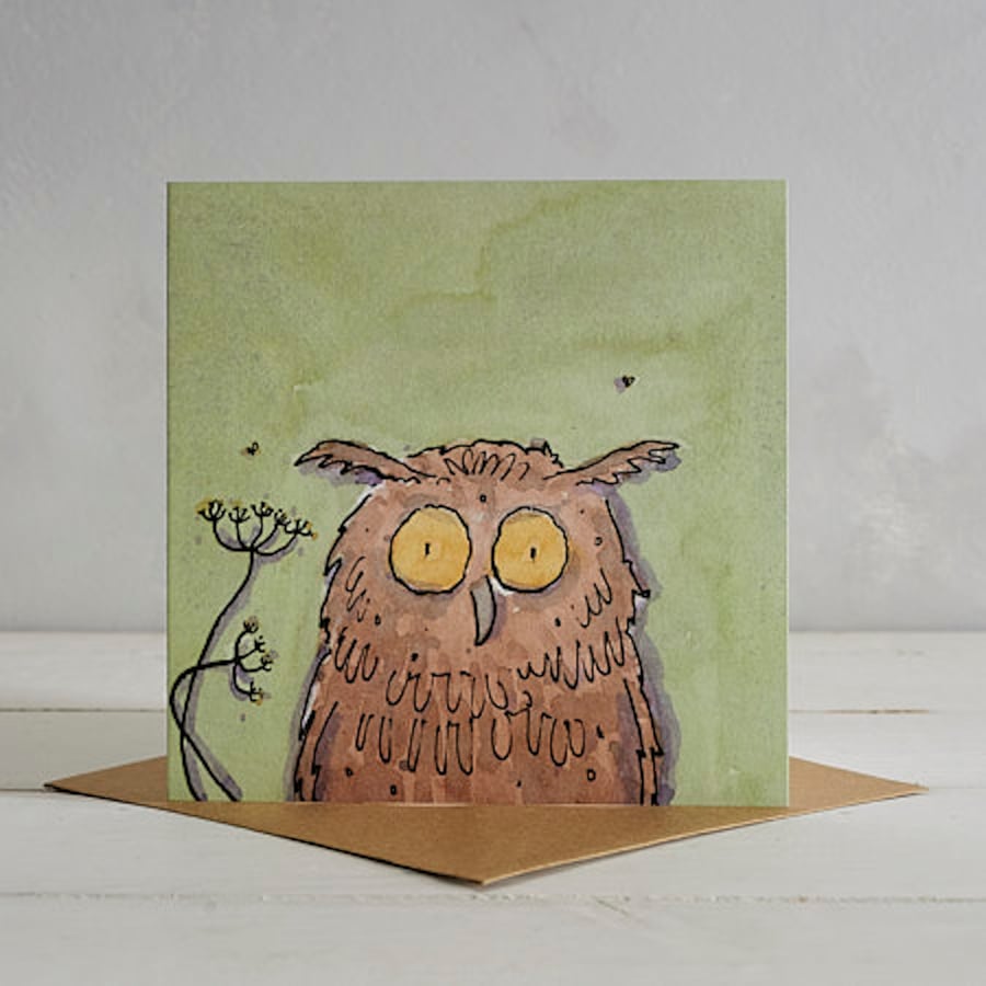 Ollie Owl Greetings Card