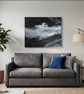 "Astral Flow" Original Handmade Acrylic Canvas Painting Gift Idea - Image 4