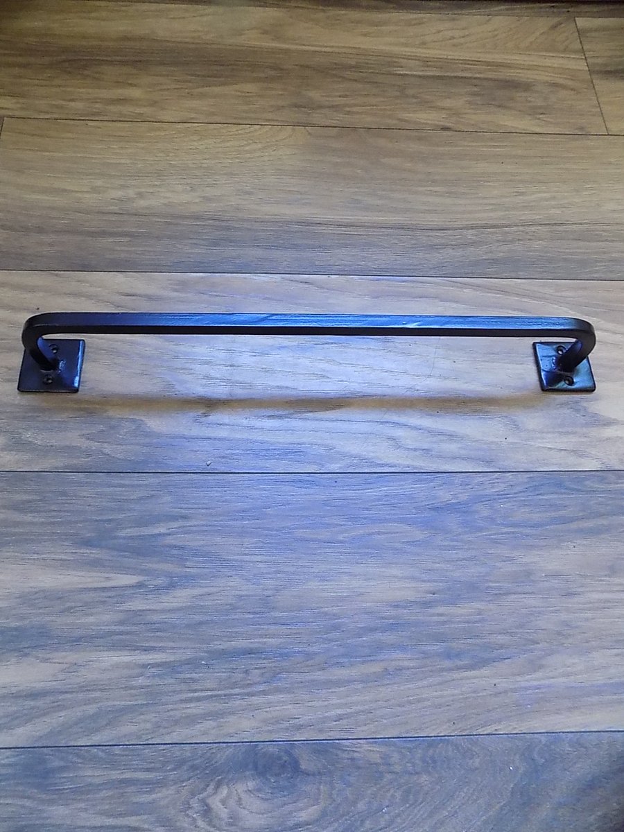 Towel Rail.................................Wrought Iron (Forge Steel).Made in UK
