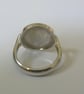 1921 threepence ring set with blue sapphire - Image 3