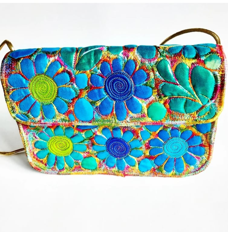 Handbag Free Machine Embroidery Bag