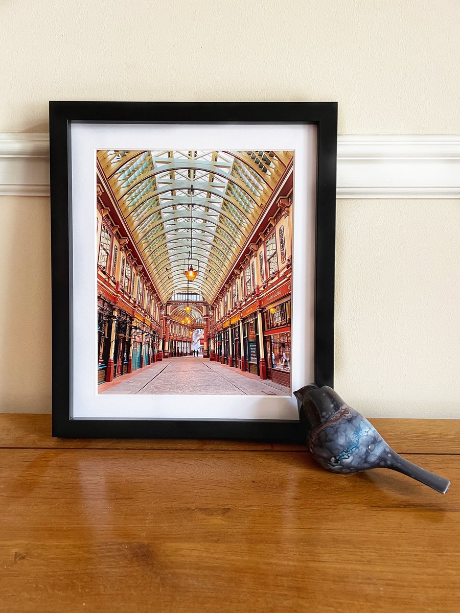 Framed Photo of Leadenhall Market, London Print