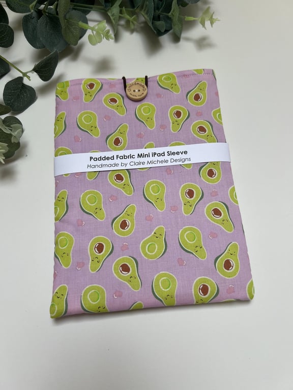 Padded iPad Mini Sleeve Cover, iPad Protector, ,E-Reader Protector, Travel 