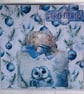 Holidays - Greeting Card Frosted Winter Pocket Card by Carolee Crafts PB6 - 0027