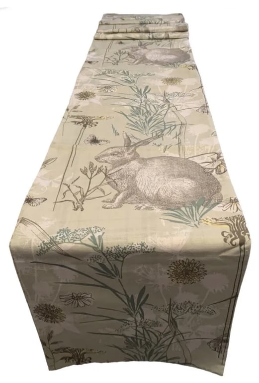 Hare Rabbit, Table Runner,  1.5m x 30cm Last One