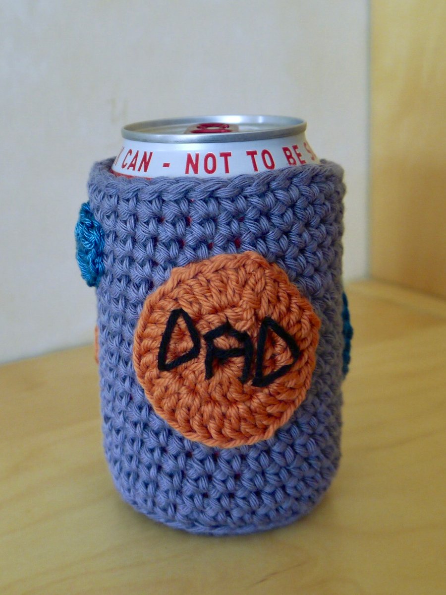 Dad Beer Can Cosy, Father's Day Gift, Can Cozy