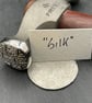 Silver Spinner Ring "Stippled" - Image 10
