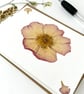 Handmade Real Pressed Rose Greeting Card, Wedding, Anniversary, Birthday - Image 2