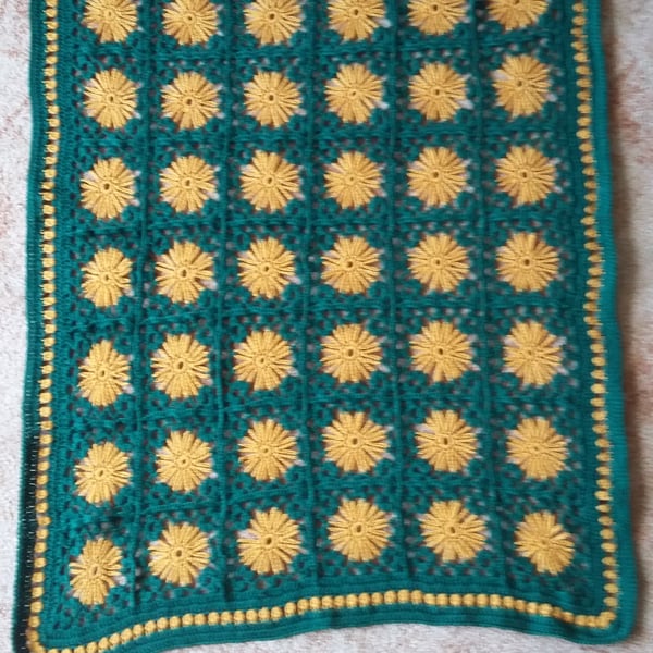 Crochet Sunflower Blanket