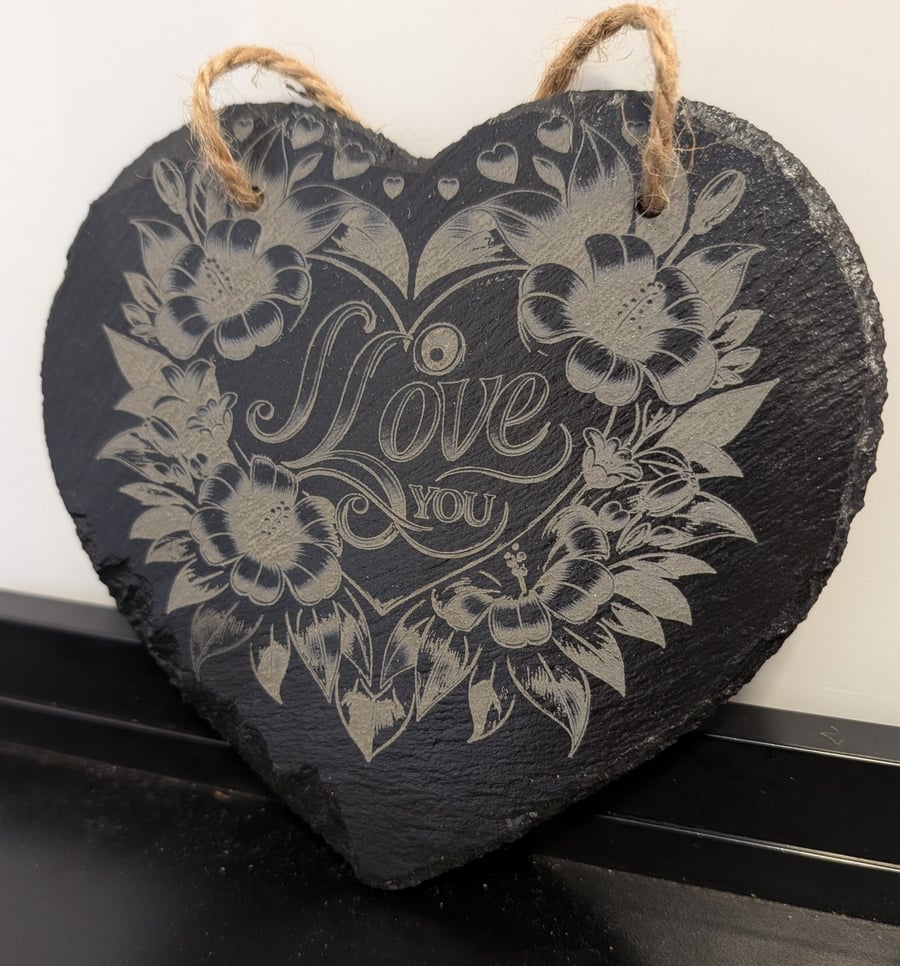Heart Shaped Slate