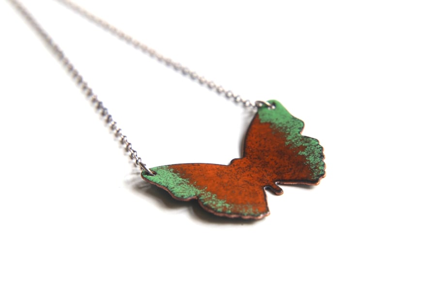Enamel Butterfly Pendant Seconds Sunday