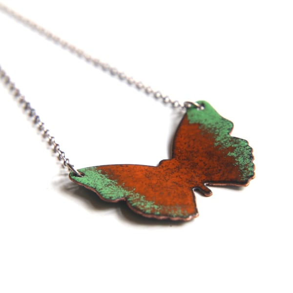Enamel Butterfly Pendant Seconds Sunday
