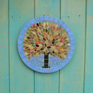 Autumn Jewel Tree Hanging Garden Wall Plaque Decoration